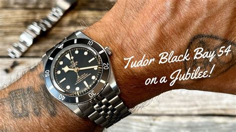 black bay 54 jubilee bracelet|tudor black bay 54 bracelet.